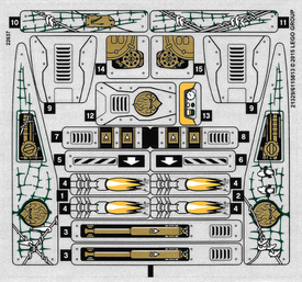 LEGO® stickervel set 70227-1 King Crominus' Rescue (transparante achtergrond)