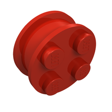 Plaatje in Gallery viewer laden, LEGO® los onderdeel Wiel in kleur Rood 7039
