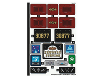 Plaatje in Gallery viewer laden, LEGO® stickervel set 70424-1 Ghost Train Express, vel 1