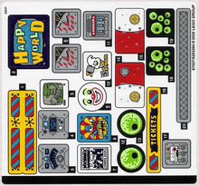 Plaatje in Gallery viewer laden, LEGO® stickervel set 70432-1 Haunted Fairground