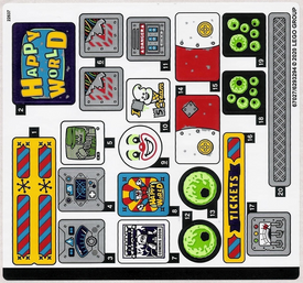 LEGO® stickervel set 70432-1 Haunted Fairground