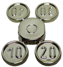 LEGO® los onderdeel Accessoire in kleur Chroom Goud 70501