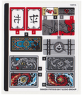 LEGO® stickervel set 70627-1 Dragon's Forge (Noord-Amerikaanse versie)