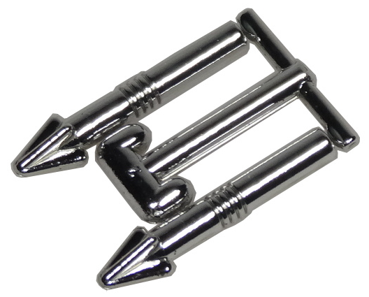 LEGO® los onderdeel Wapen in kleur Chroom Zilver 57467