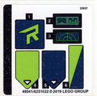 LEGO® stickervel set 70826-1 Rex's Rex-treme Offroader!