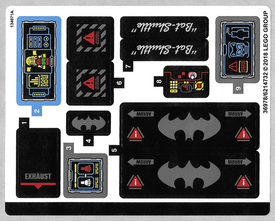 LEGO® stickervel set 70923-1 The Bat-Space Shuttle