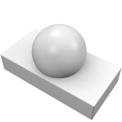 LEGO® los onderdeel Tegel Aangepast Chroom Zilver 70942