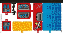 Plaatje in Gallery viewer laden, LEGO® stickervel set 71458-1 Crocodile Car
