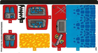 LEGO® stickervel set 71458-1 Crocodile Car