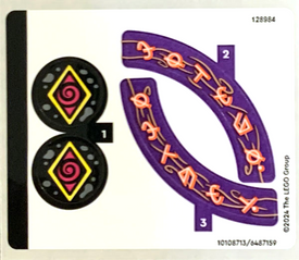 LEGO® stickervel set 71478-1 The Never Witch's Midnight Raven