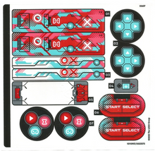 Plaatje in Gallery viewer laden, LEGO® stickervel set 71489-1 Cooper's Gaming Controller Jet