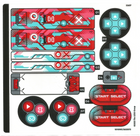 LEGO® stickervel set 71489-1 Cooper's Gaming Controller Jet