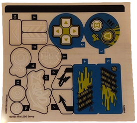 LEGO® stickervel set 71491-1 Mateo and the Z-Blob Action Race Car