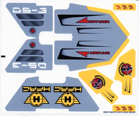 LEGO® stickervel set 7160-1 Drop Ship