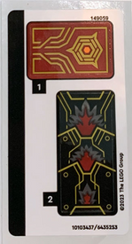 LEGO® stickervel set 71790-1 Imperium Dragon Hunter Hound