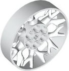 LEGO® los onderdeel Wiel in kleur Wit 7230