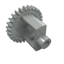 Plaatje in Gallery viewer laden, LEGO® los onderdeel Technische Tandwiel Lichtgrijs 73071