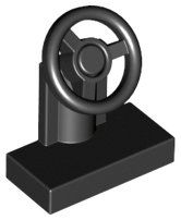 Plaatje in Gallery viewer laden, LEGO® los onderdeel Voertuig in kleur Zwart 3829c01