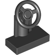 Plaatje in Gallery viewer laden, LEGO® los onderdeel Voertuig in kleur Zwart 3829c01