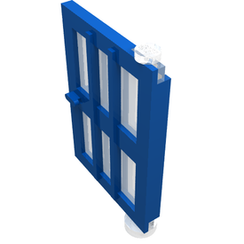 LEGO® los onderdeel Deur in kleur Blauw 73312