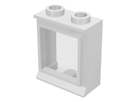 LEGO® los onderdeel Raamkozijn in kleur Wit 7026c01