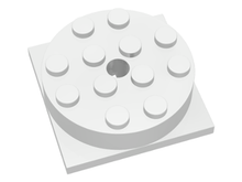 Plaatje in Gallery viewer laden, LEGO® los onderdeel Draaischijf in kleur Wit 3403c01