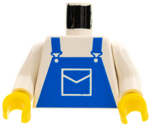 Plaatje in Gallery viewer laden, LEGO® los onderdeel Lijf met Motief Wit 973pb0201c01