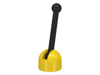 LEGO® los onderdeel Antenne in kleur Geel 4592c02