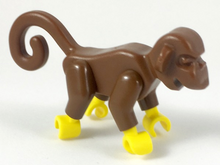 Plaatje in Gallery viewer laden, LEGO® los onderdeel Landdier in kleur Bruin 2550c01