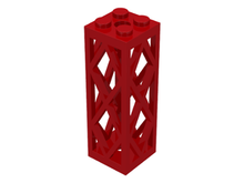 Plaatje in Gallery viewer laden, LEGO® los onderdeel Steunpilaar in kleur Rood 2580c01