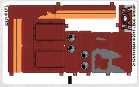 LEGO® stickervel set 75099-1 Rey's Speeder (internationale versie)
