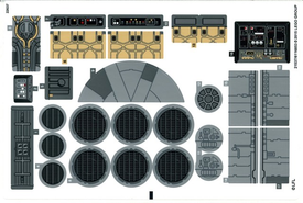 LEGO® stickervel set 75105-1 Millennium Falcon (internationale versie)