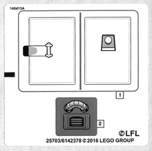 Plaatje in Gallery viewer laden, LEGO® stickervel set 75138-1 Hoth Attack (internationale versie)