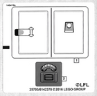 LEGO® stickervel set 75138-1 Hoth Attack (internationale versie)