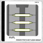 LEGO® stickervel set 75169-1 Duel on Naboo (internationale versie)