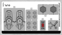 Plaatje in Gallery viewer laden, LEGO® stickervel set 75201-1 First Order AT-ST