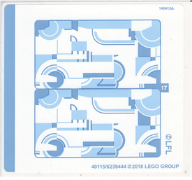 LEGO® stickervel set 75222-1 Betrayal at Cloud City, vel 1