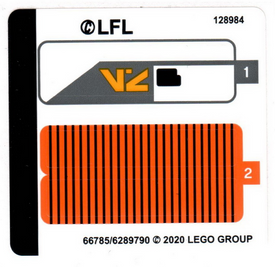 LEGO® stickervel set 75273-1 Poe Dameron's X-wing Fighter