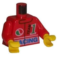 Plaatje in Gallery viewer laden, LEGO® los onderdeel Lijf met Motief in kleur Rood 973px36c01