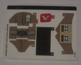 LEGO® stickervel set 75525-1 Baze Malbus