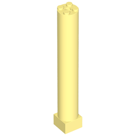LEGO® los onderdeel Steunpilaar in kleur Licht Geel 6168c01