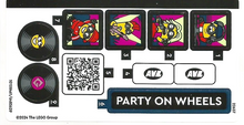 Plaatje in Gallery viewer laden, LEGO® stickervel set 75581-1 Minions' Music Party Bus