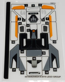 LEGO® stickervel set 75892-1 McLaren Senna