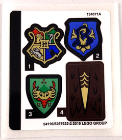 LEGO® stickervel set 75946-1 Hungarian Horntail Triwizard Challenge