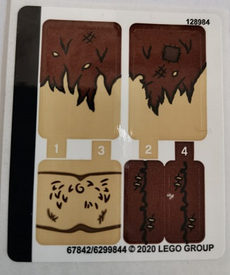 LEGO® stickervel set 75967-1 Forbidden Forest: Umbridge's Encounter