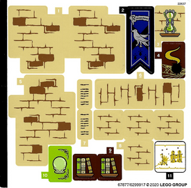 LEGO® stickervel set 75969-1 Hogwarts Astronomy Tower