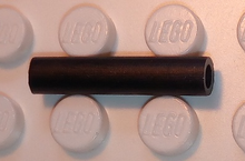 Plaatje in Gallery viewer laden, LEGO® los onderdeel Slang Stijf in kleur Zwart 75c02