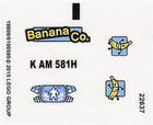 LEGO® stickervel set 76026-1 Gorilla Grodd Goes Bananas (internationale versie)