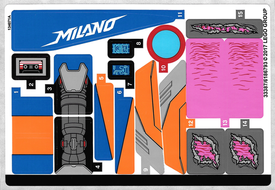LEGO® stickervel set 76081-1 The Milano vs. The Abilisk