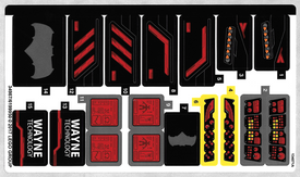 LEGO® stickervel set 76087-1 Flying Fox: Batmobile Airlift Attack